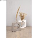 Silikon Gießform Vase Quadrat mit Kreis 11x3,7x11cm, inkl. 1 Reagenzglas