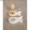 Silikon Gießform "Happy Egg" 14,5x26x2cm, 4 Formen