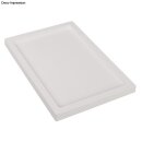 PET Gießform Dekoplatte Rechteck, 27x18x2cm, Rand 1,3cm breit