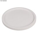 PET Gießform Dekoplatte Rund, 25x25x2cm, Rand 1,3cm breit
