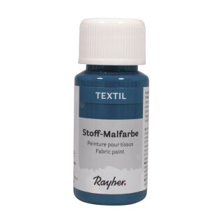 Textil Stoffmalfarbe, Flasche 50ml, türkis