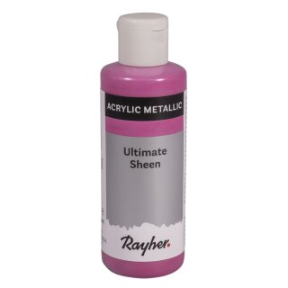 Ultimate Sheen Acrylfarbe, metallic, Flasche 80ml, pink