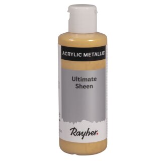 Ultimate Sheen Acrylfarbe, metallic, Flasche 80ml, gold