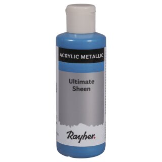 Ultimate Sheen Acrylfarbe, metallic, Flasche 80ml, saphir