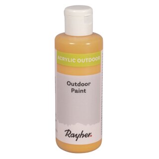Outdoor Paint Acrylfarbe, Flasche 80ml, indischgelb
