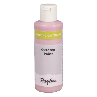 Outdoor Paint Acrylfarbe, Flasche 80ml, engl. rosa