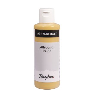 Allround Paint Acrylfarbe, Flasche 80ml, safran