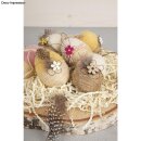 Holz Streuteile Blüten, FSC Mix Credit, ø1-2,5cm, sortiert, SB-Btl. 26Stück, natur