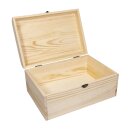 Holz Koffer mit Antikbeschlag, FSC 100%, 29,5x20,5x14cm,...