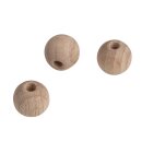Rohholzperlen, FSC 100%, 8mm ø 78 Stück