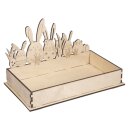 Holztablett Osterhasen, FSC Mix Credit, 20x12x12,5cm 1...