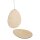 Holz Ei, FSC Mix Credit, 13,8x19,3cm, mit Kordel, SB-Btl. 2Stück, natur