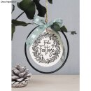 Stempel Frohe Festtage, 7x7cm