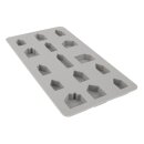 Silikon Gießform Mini Häuser, 14,5x26x1,5cm, 15 Formen