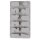 Silikon Gießform 0-9, 14,5x26x2,5cm 12 Formen