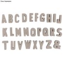 Silikon Gießform Mini ABC, 14,5x26x1cm, 27 Formen