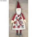 Adventskalender Santa zum Aufhängen, 51x118cm, Btl 1Stück