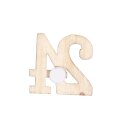 Holz Adventskalenderzahlen 1-24,FSC 100%, 1,7cm, m....