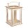Holz Laterne Basic, FSC Mix Credit, 15,3x15,3x26,5cm, 15-tlg., Box 1Set, natur
