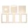 Holz Laterne Basic, FSC Mix Credit, 15,3x15,3x26,5cm, 15-tlg., Box 1Set, natur