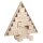 Holz Adventskalender Baum, FSC 100%, 38,5x40,5x5,5cm, natur