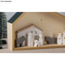 Holz Set Klötzchen + Platten, FSC 100%, Mini, sortiert, 34 Teile, Box 1Set, natur