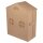 Pappmaché Adventskalender, FSC Recycled, 24x12,4x30,2cm, Haus, zum Aufklappen, kraft