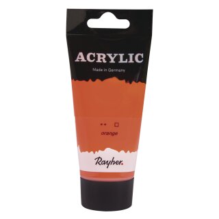Acrylic, Künstleracrylfarbe 75ml, orange