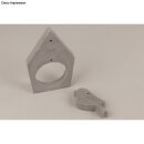 Silikon Gießform Vogelhaus + Vogel, 14,5x26x2cm, 2 Formen