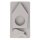 Silikon Gießform Vogelhaus + Vogel, 14,5x26x2cm, 2 Formen