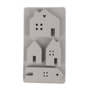 Silikon Gießform Lichthäuser 2, 14,5x26x1,7cm, 4 Formen