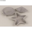 Silikon Gießformen Set Seestern+Muscheln, Dekoschalen, 3tlg.