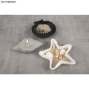 Silikon Gießformen Set Seestern+Muscheln, Dekoschalen, 3tlg.