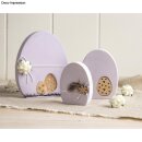 Holz Ostereier FSC Mix Credit 2-8cm 9 Stück natur