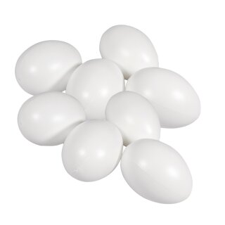 Kopie von Plastik-Eier 10 cm ø, 8 Stück