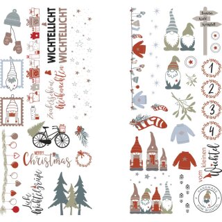 Transferfolie Nordic Winter, verschiedene Designs, SB-Btl. 2Bogen