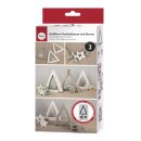 Silikon Gießform Teelichtbaum und Sterne...