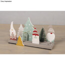 Silikon Gießform Wichtelfamilie, 14,5x26x1cm, 9 Formen