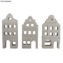 Silikon Gießform Nordic Häuser, 14,5x26x1,7cm, 3 Formen