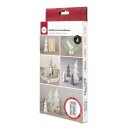 Silikon Gießform Tannenbäume, 14,5x26x2cm, 4 Formen, Box 1Stück