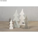 Silikon Gießform Tannenbäume, 14,5x26x2cm, 4 Formen, Box 1Stück